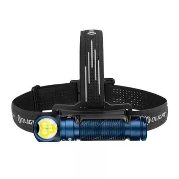 OLIGHT Perun 3 светодиодный налобный фонарь перезаряжаемый фонарик на шлем фонарик налобный светодиодный фонарь белый красный 3000 люмен мощный регулируемый IP68 полуночно-синий