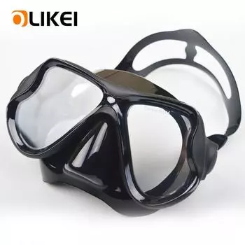 OLIKEI Профессиональные очки для подводного плавания Маска для подводного плавания HD Закаленное стекло Очки для плавания Маска для подводного плавания для взрослых Очки для дайвинга розовый