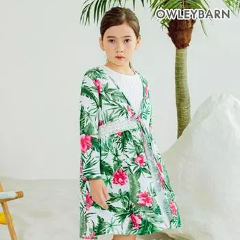 Olivan Гавайский халат Кардиган Зеленый Green/110