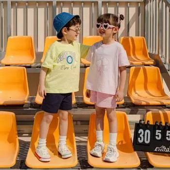 [olivan] Летний потрясающий крутой костюм из топа и низа 6 цветов Blue/140