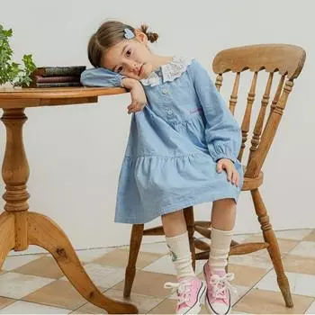 Olivan Lovely Кружевная поддерживающая деталь синего цвета Blue/130