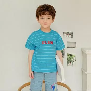 [olivan] STreeT STripe T shirT Blue Blue/110