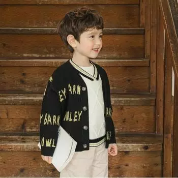 Olivan Trendy Olivan Жаккардовый кардиган Черный blacks/110