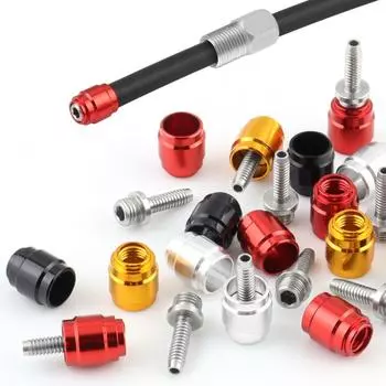 Olive Sleeve Oil Needle Connect Brake Hose Olive Connector Olive Head Bicycle Parts чёрный