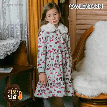 Oliven Флисовое платье Oliven Cutie Cherry Мятное Mint/150