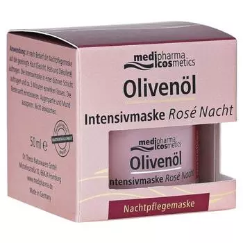 Olivenol Intensive Mask Rose Night Mask 50ml