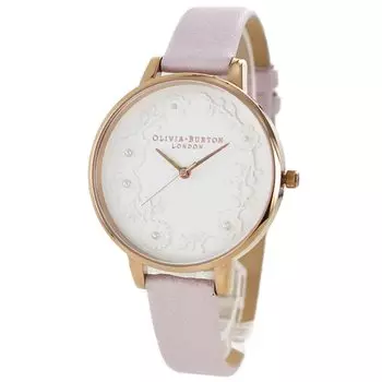 OLIVIA BURTON Artisan Dial Collection Светло-розовый кожаный ремень OB16AR01 Часы [Olivia Burton] Женские [Товар]