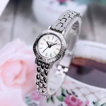 Olivia Burton Женские мини-циферблаты с шестигранным винтажным металлическим корпусом OB16CC52