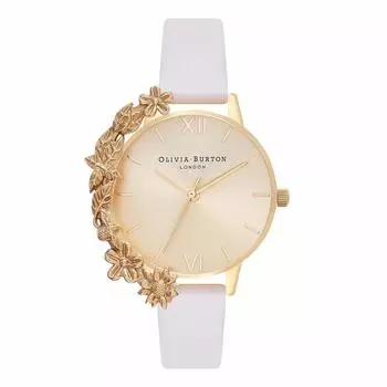 [OLIVIA BURTON]Женские запонки Olivia Burton Watch Case Nude & Gold [Авторизованный эксклюзивный дистрибьютор]