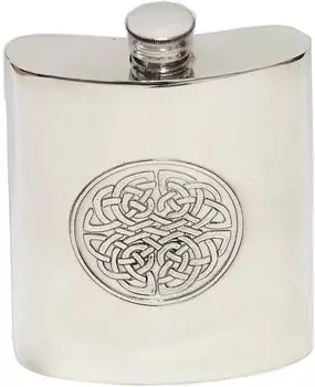 Оловянная фляжка Skittles 6 унций 6 унций Pinderbros Pewter Flask Obro (Селтик SP-076)