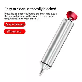 Оловянный насос для отсоса припоя, алюминиевый вакуумный паяльник, сварочный ремонтный инструмент для удаления припоя