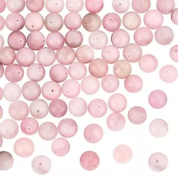 OLYCRAFT 74 шт. Бусины из яшмы сакуры, бусины из натурального камня, цветные, с отверстием, натуральные, круглые, энергетические камни, аксессуары, ювелирные изделия