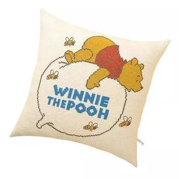 Olympus 5892 Embroidery Kit Cushion Disney Pooh on a Balloon
