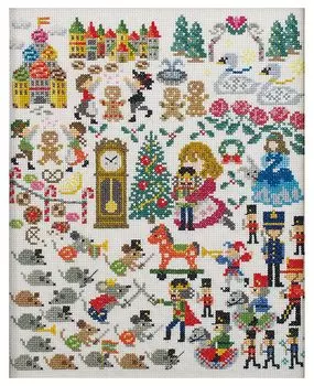 Набор для вышивания Olympus Вышивка крестом Ностальгический сюжет Дизайн от Nitka Щелкунчик и мышиный король 7572 продается Рамка w-59 отдельно.