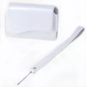 OLYMPUS genuine leather case white CSCH-55 CSCH-55WT