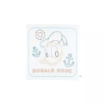Olympus Sashiko Kit Disney Flower Кухонное полотенце Дональд Дак Белый 226