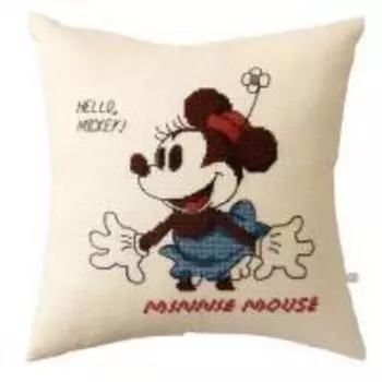 Olympus Silk 6033 Embroidery Kit Cushion Disney Minnie Mouse