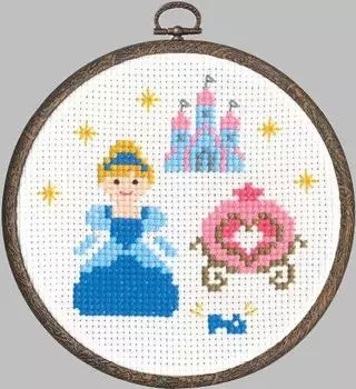 Olympus thread embroidery kit Cinderella 7366