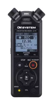 OM SYSTEM Инструментальная среда разрешение PCM память совместима LS-P5 производительность/живая запись/естественная запись/высокая запись/внешняя
