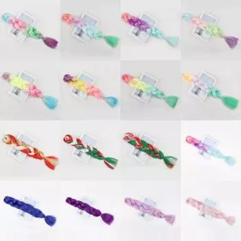 Ombre Glitter Jumbo Braids Extensions Rainbow Yaki Hair Braids Twist Braiding Hair для женщин CBZ-DN2#