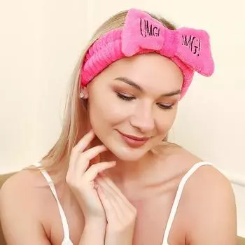 OMG повязка на голову из кораллового флиса для женщин и девочек, банты для мытья лица, повязки на голову для макияжа, повязки для волос, резинки для волос, аксессуары, тюрбан, повязка на голову, подарок чёрный