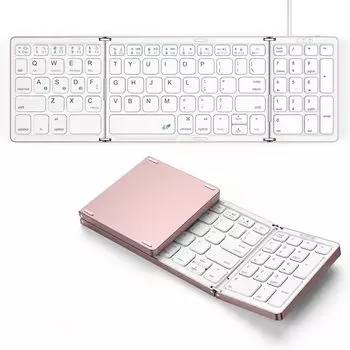 Omikamo Wireless Foldable iPad Wired with Numeric Bluetooth English Uses on 3 Compatible with iPad Mini Japanese Instruction Manual Included Keyboard,