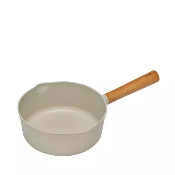 OMIZA Yukihira Pot 20 см Керамическая сковорода глубокая One Hand Pot Dr.HOWS Multi-Pan Multi-Pot (Кремовый цвет)
