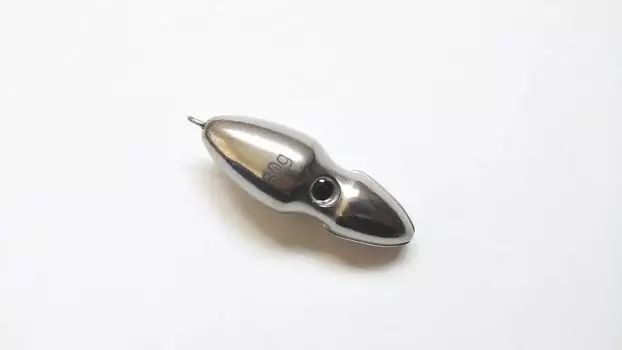 Omok 35g 45g 60g 80g Tungsten Squid Shape 1 Piece Sea Bream Lava Sea Bream Jig Red Sea Bream Red Sea Bream Amaraba Offshore Boat Sweet Sea Bream Root серебряный