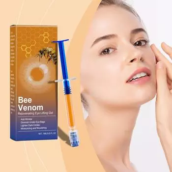 Омолаживающий гель-лифтинг для глаз «Пчела» Временный подтяжка глаз | Твердый и гладкий вид тонких линий. One Size белый