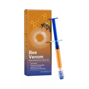 Омолаживающий гель-лифтинг для глаз «Пчела» Временный подтяжка глаз | Твердый и гладкий вид тонких линий. белый