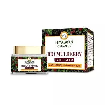 Омолаживающий крем для лица с Шелковицей (50 г), Bio Mulberry Face Cream, Himalayan Organics 19.375