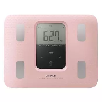 OMRON Weight Body Composition Meter Body Scan Pink HBF-220-PK