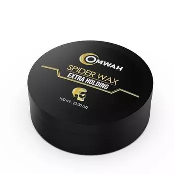 OMWAH Spider Wax - Средство для придания объема и текстуры волос с сильной фиксацией длительного действия для мужчин 100 мл Горячая позиция