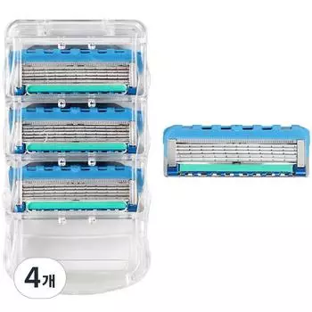 В НАЛИЧИИ совместимые с Gillette лезвия премиум-класса для близкого контакта Fusion Proglide Power, 4 упаковки, 4 шт., корейские лезвия для бритья