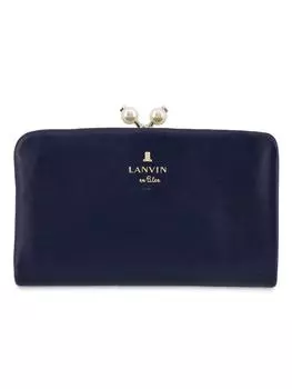 on Bifold Wallet Chapelle 480723 Deep Blue [Lanvin Blue] Women s [86]