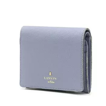 on Bifold Wallet Pale Blue 3 [Lanvin Blue] 483222-83 Women s