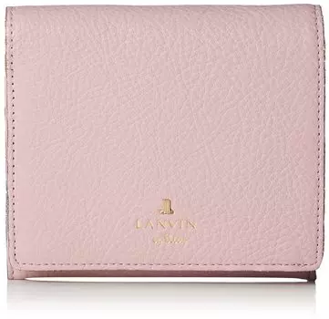 on Bifold Wallet Pink 3 [Lanvin Blue] 483222-33 Women s