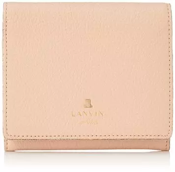 on Bifold Wallet Pink Beige 3 [Lanvin Blue] 483222-43 Women s
