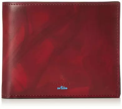 on Bifold Wallet Red [Lanvin Blue]