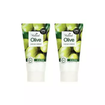 On Body Натуральная Оливковая очищающая пенка 120г*2шт/4шт 2Pcs