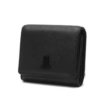 on Fold Wallet Carillon Black [Lanvin Bleu] Women s