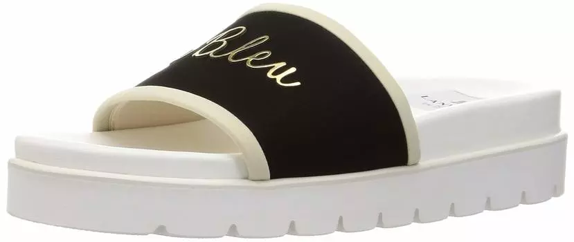 on Footbed Shower Sandals 2654 Black small E [Lanvin Blue] Women s чёрный
