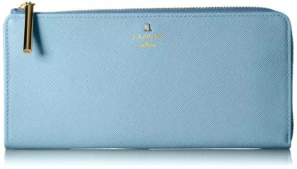 on L Zipper Long Wallet Luxembourg Color Blue [Lanvin Bleu] Women s