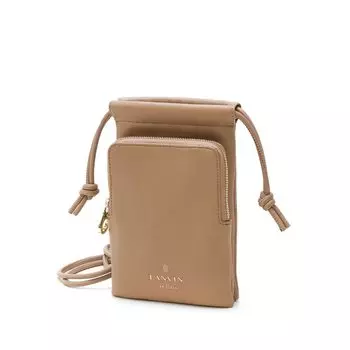on Liberte Smartphone Shoulder Greige [Lanvin Bleu] Women s 483920-43