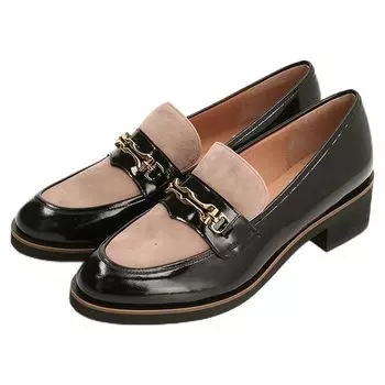 on Loafers Bit Loafers 2829 B Glass Combination cm E [Lanvin Blue] Women s 23.5