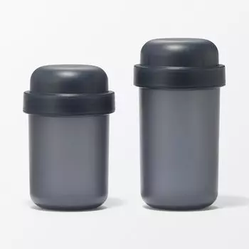 on MUJI Lunch Capsules with Topping 350ml Set [Featured TV] Cups, Black, 450ml, чёрный