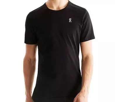 On Running Графика - мужская футболка хлопок черная 1MD10540299 ORIGINAL M чёрный