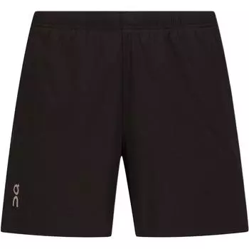 On Running Шорты Essential Shorts, однотонные, со средней талией, эластичные, с буквенным принтом, облегающие, повседневные, мужские шорты, черные 1ME11520553 S