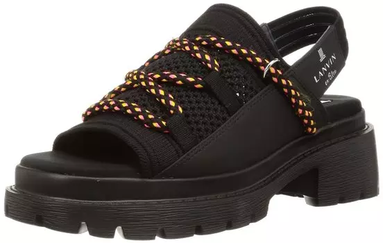 on Sandals Track Sole Back Strap Sandals 2766 B cm E [Lanvin Blue] Women s 22.0 cm~22.5