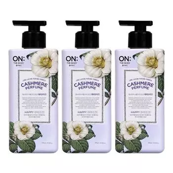 On the Body Cashmere Perfume Happy Breeze Body Lotion Flower Scent, 400ml, 3 units